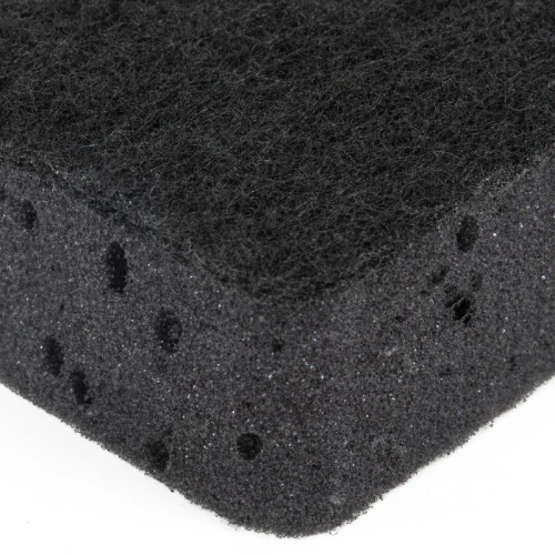 Губки для посуды LAIMA BIG BLACK крупнопористый, черные, 10 шт