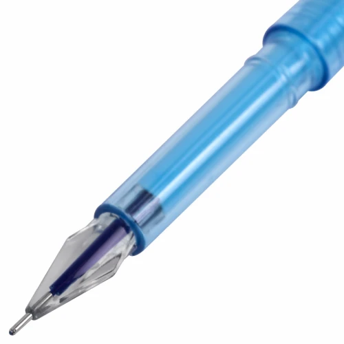 Ручка гелевая BRAUBERG "PASTEL" 0.5 мм, корпус ассорти, синяя