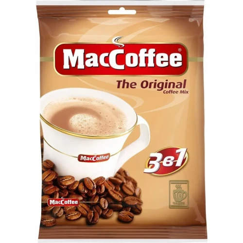Кофе порционный MacCoffee "3 в 1 Оригинал" 10 пакетиков по 20 гр