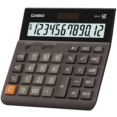 Калькулятор настольный CASIO DH-12-BK-S-EP