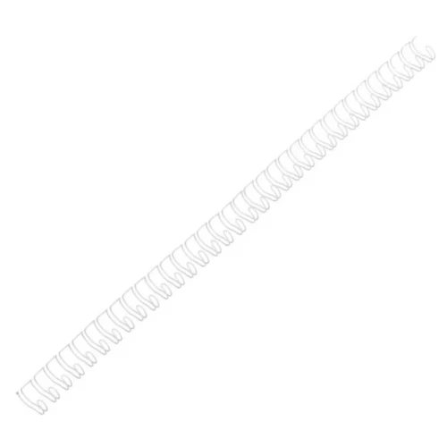 Пружины металл 3:1, d=14 мм iBind, белые, 100 шт.
