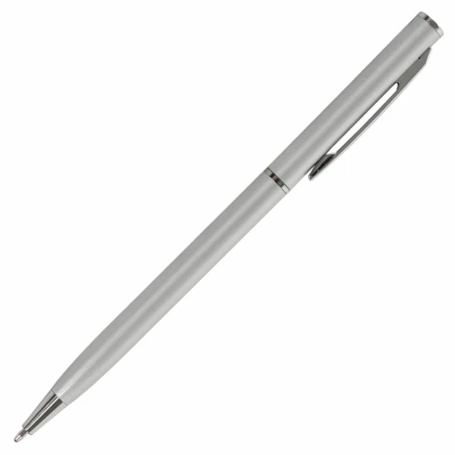 Ручка подарочная шариковая BRAUBERG "Delicate Silver" 1 мм, серебристая отделка, синяя