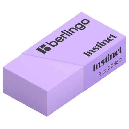 Ластик Berlingo "Instinct" прямоугольный, 40*20*10 мм, ассорти