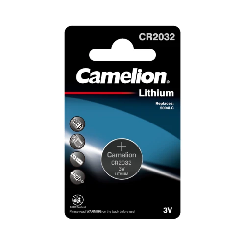 Батарейка CAMELION Lithium CR2032 литиевая, 1 шт в блистере
