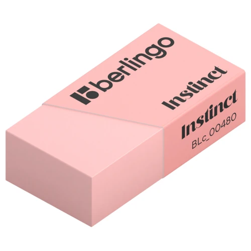 Ластик Berlingo "Instinct" прямоугольный, 40*20*10 мм, ассорти