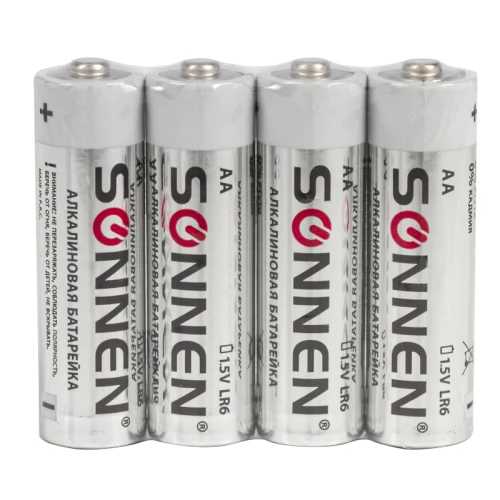 Батарейки SONNEN "Alkaline" AA+ААА (LR6+LR03) алкалиновые, 30 шт (20+10 шт) в коробке