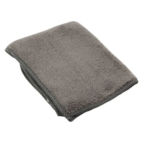Салфетка из микрофибры Рыжий Кот ультрамягкая, 30*35 см, серая, 1 шт.