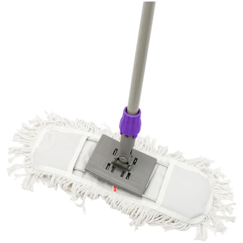 Швабра OfficeClean Professional телескопическая ручка из стали, МОП хлопок