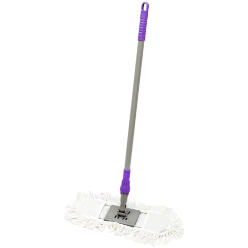 Швабра OfficeClean Professional телескопическая ручка из стали, МОП хлопок
