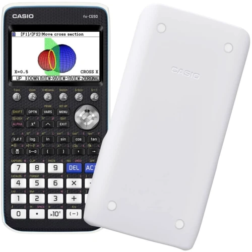 Калькулятор графический CASIO FX-CG50-W-EH, 12 разрядов, черный