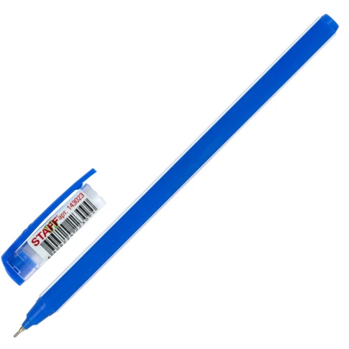 Ручка шариковая STAFF Basic "OBP-320" 0.7 мм, голубой корпус, масляная, синяя