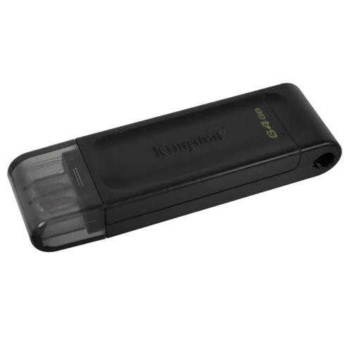USB-накопитель 64 Гб Kingston DataTraveler 70 черный
