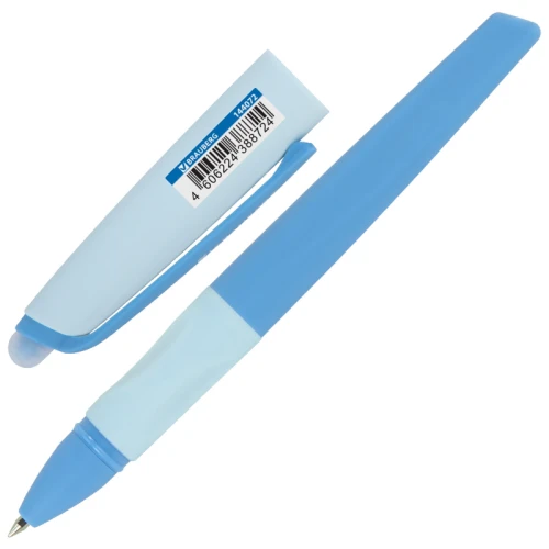 Ручка гелевая BRAUBERG "REPEAT COLOR" стираемая, 0.7 мм, корпус ассорти, синяя