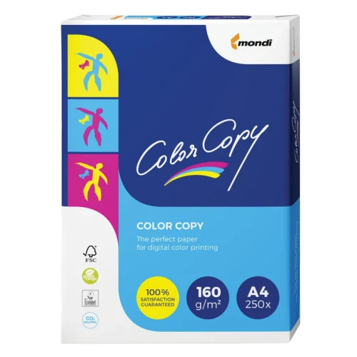 Бумага офисная Color Copy А4, 160 г/м2, 250 листов