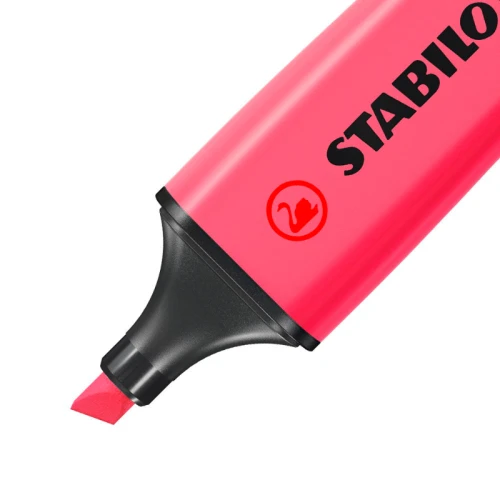 Текстовыделитель STABILO "Boss Original" скошенный, 2-5 мм, розовый
