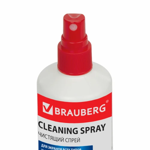 Чистящая жидкость-спрей BRAUBERG "Cleaning spray" универсальная, 250 мл