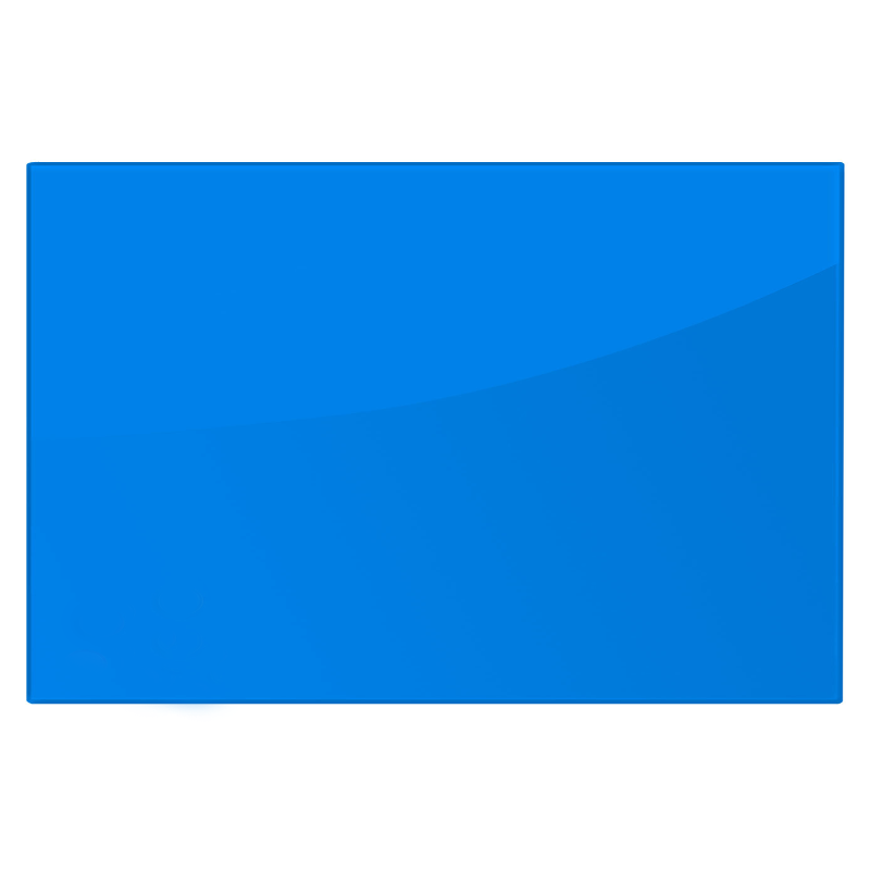Доска стеклянная ASKELL "LUX" 100*200 см, магнитно-маркерная, 1-4 мм, голубая