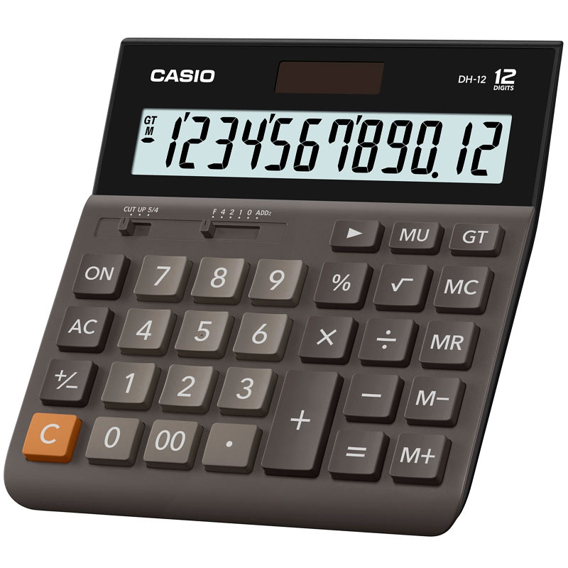Калькулятор настольный CASIO DH-12-BK-S-EP