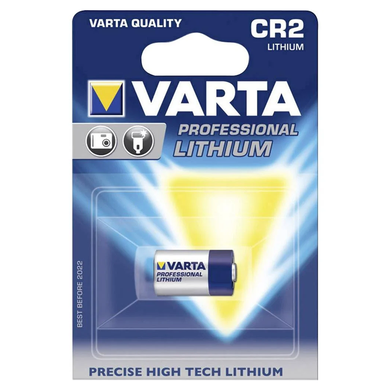 Батарейка VARTA Professional Lithium CR2 литиевая, 1 шт в блистере