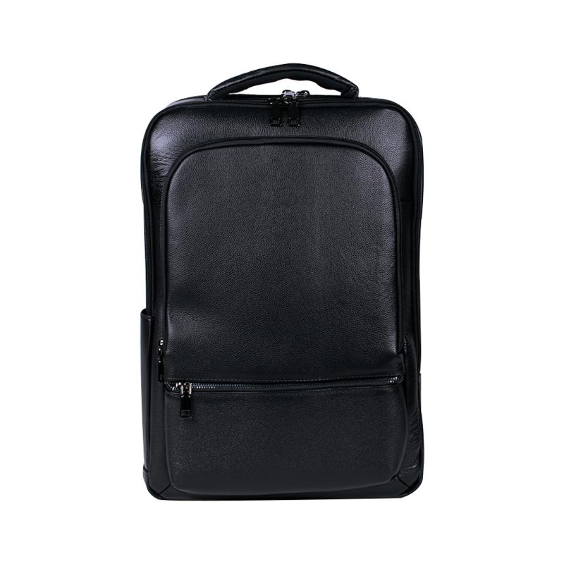 Кожаный рюкзак Deluxe Emerald Path A-1123, черный